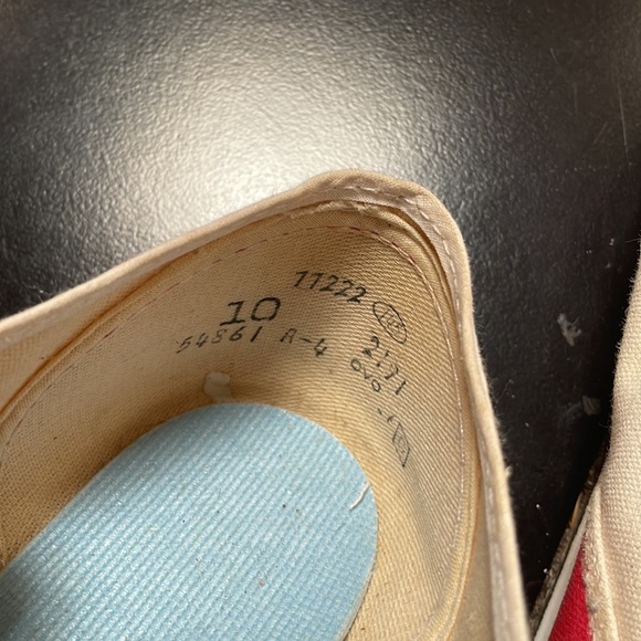 Vintage shoes watermelon painted - Picture 3 of 5